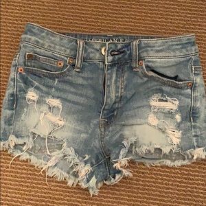 Jean shorts high rise